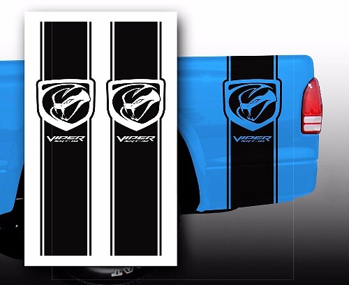 Pickup Truck Bed Stripes Decal Stickers for Dodge Viper SRT-10
