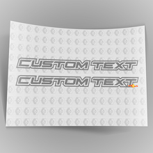 Custom Diecut Hood Decal Stickers 2 Inch x 22 Inch for Jeep Wrangler 2