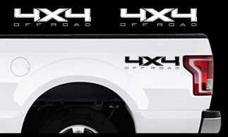 2009 - 2016 Ford F-150 4x4 Off Road Truck Bed Decal Set Vinyl Stickers