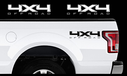 4x4 Off Road Side Vinyl Decal Set For Musclecar F-150 2009-2016 