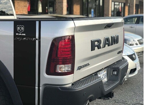 TRX Side Stripes Vinyl Stickers Graphics x2 fits Dodge Ram Rebel 1500 5.7 L