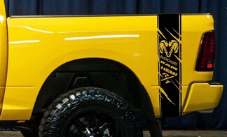 Dodge Ram 1500 RT HEMI Truck Bed Box graphic Stripe decal sticker kit custom