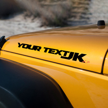 Hood Decals Vinyl Sticker Pair for Jeep Wrangler JK 3