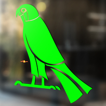Parrot Tribal Style Universal Vinyl Decal Sticker_3