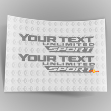 Unlimited Sport Side Body Sticker Decal OEM Style for Jeep Wrangler JL 2