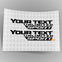 Unlimited Sport Side Body Sticker Decal OEM Style for Jeep Wrangler JL 3