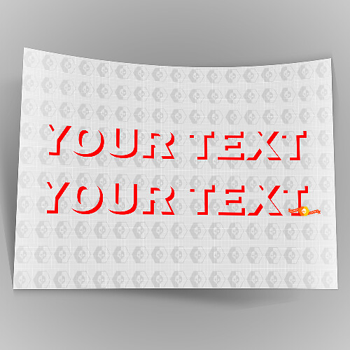 Shadow Hood Decals Stickers Pair for Jeep Cherokee