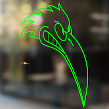 Angry Woodpecker Universal Vinyl Decal Sticker_3