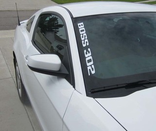 2011-2020 BOSS 302 MUSTANG WINDSHIELD SIDE DECAL
