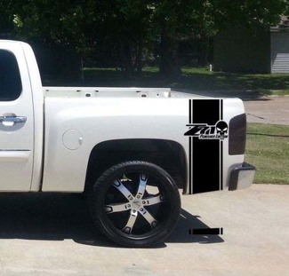 Chevrolet Z71 Punisher Edition Bed Stripe Decals for CHEVY GMC Pickup Truck