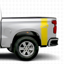 Z71 Punisher Skull Rear Side Stripes Vinyl Decal Set for Chevy GMC Pickup Truck_5