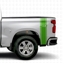 Z71 4x4 Bed Side Stripe Vinyl Decal Set for Chevy Pickup_3