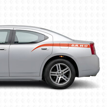 6.1L H/O Curved Stripes Bedside Vinyl Decal Sticker for Dodge Charger 2006-2010_4