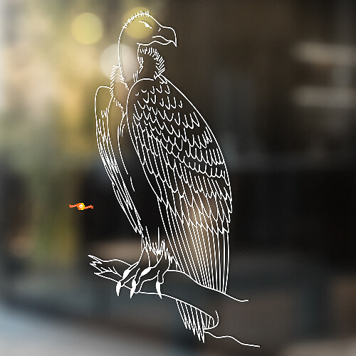 Vulture Universal Vinyl Decal Sticker_1