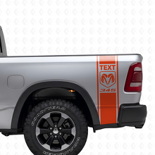 Custom Hemi Style Bed Side Stripes Vinyl Decal Kit for Dodge Ram Power Wagon_4