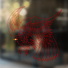 Attacking Eagle Universal Vinyl Decal Sticker_2