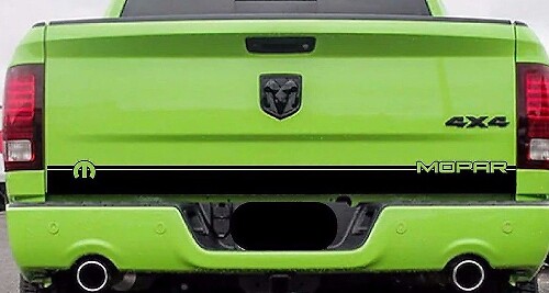 Mopar Tailgate Stripe Vinyl Decal for Dodge Ram 1500 2009-2018