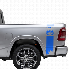 5.7L Custom Hemi Bed Side Stripes Vinyl Decal Set Dodge Ram 1500-3500_2