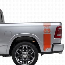 5.7L Custom Hemi Bed Side Stripes Vinyl Decal Set Dodge Ram 1500-3500_4