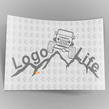 Jeep Life Decal Vinyl Sticker for Jeep 2