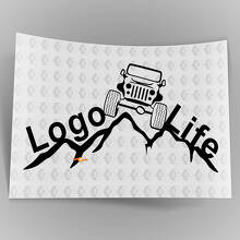 Jeep Life Decal Vinyl Sticker for Jeep 3