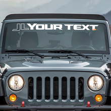 Windshield Banner Vinyl Sticker Decal for Jeep Wrangler JL JLU 2