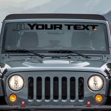Windshield Banner Vinyl Sticker Decal for Jeep Wrangler JL JLU 3