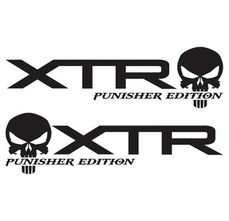 Ford F150 F250 XTR Punisher Off Road Decal Vinyl Truck Stickers offroad 4X4