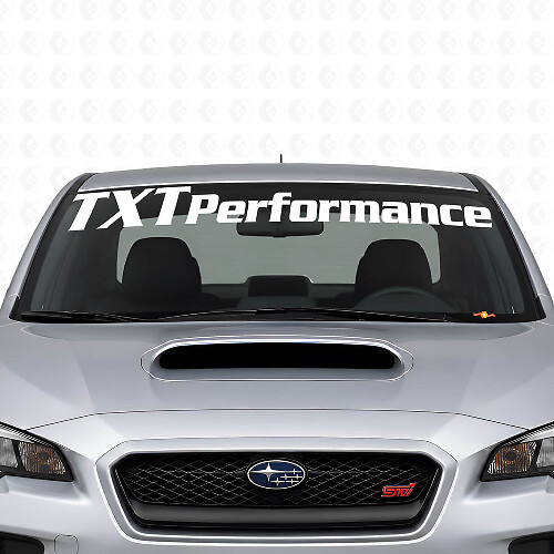 Custom Performance Windshield Vinyl Decal for Suba Cars_1