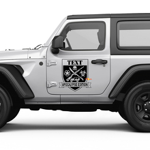 Door Decal Sticker for Jeep Wrangler Rubicon Sahara 3