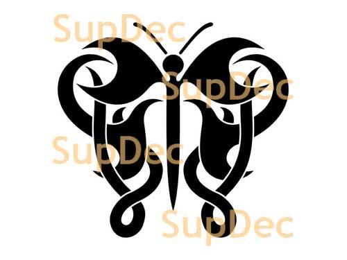 Butterfly Vinyl Art Wall  Window Bathroom Sticker Decal #3