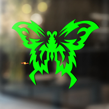 Butterfly with Sharp Lines Universal Vinyl Decal Sticker_3