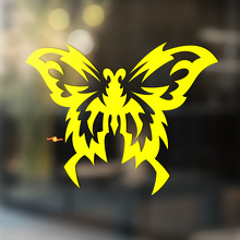 Butterfly with Sharp Lines Universal Vinyl Decal Sticker_4