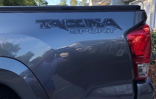 Tacoma Sport Style Side Vinyl Decal Set for Toyota Tacoma