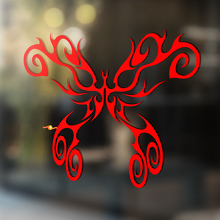 Butterfly Thin Lines Tribal Style Universal Vinyl Decal Sticker_2