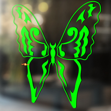Butterfly Silhouette Tribal-style Universal Vinyl Decal Sticker_3