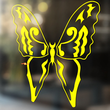 Butterfly Silhouette Tribal-style Universal Vinyl Decal Sticker_4
