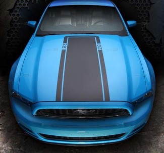 2010  - 2020 Ford MUSTANG Mach1 Hood Blackout Rally Stripe Decal