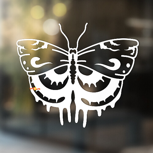 Night Moth Universal Vinyl Decal Sticker