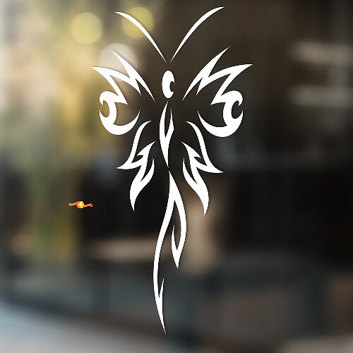 Fairytale Butterfly Universal Vinyl Decal Sticker