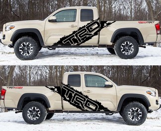 2X Toyota Tacoma large side Vinyl Decals graphics Wrap TRD 2017-2018