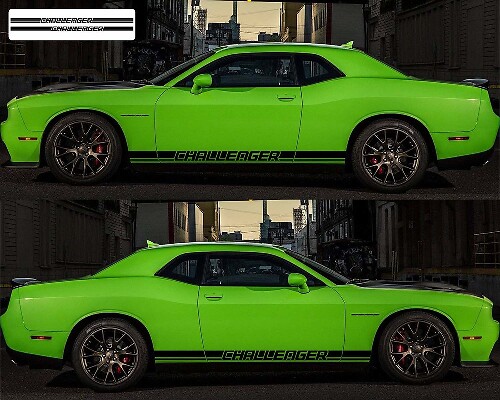 Side Vinyl Rally Decals 2 for Dodge Challenger