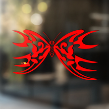 Butterfly with Sharp Wings Universal Vinyl Decal Sticker_2