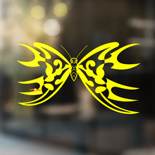 Butterfly with Sharp Wings Universal Vinyl Decal Sticker_4