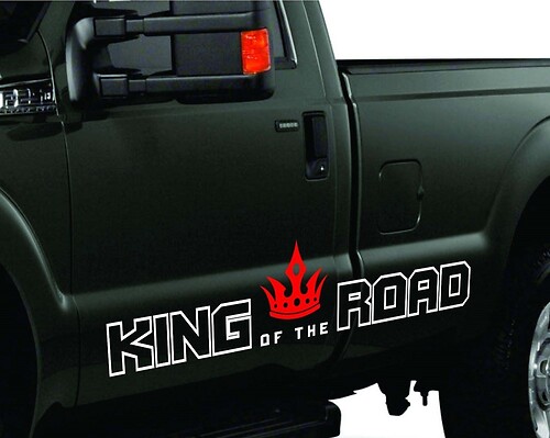 2X Chevy 07-17 Decal Sticker for Silverado GMC Sierra Truck Universal Design