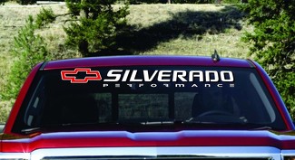 Chevy SILVERADO 1500 2500 3500 Windshield Decal Banner ANY YEAR MAKE
