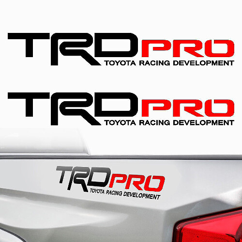 TRD Pro Side Vinyl Decal Kit for Toyota Tacoma and Tundra_1