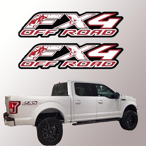 Blood Zombie Truck Bed 4x4 Vinyl Decal Sticker for Ford F150 F250 F350 FX4