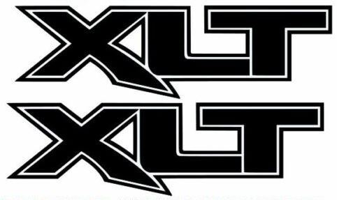 XLT Side Vinyl Decal Set for Musclecar truck 