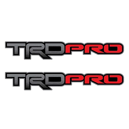 TRD Pro Style Vinyl Decal Set for Toyota Tacoma Tundra
